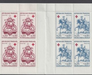 1960 France SG.1507-8 x 4  XSB10 St. Martin. Booklet  U/M (MNH)