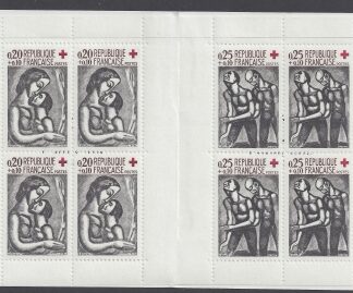 1961 France SG.1555-6 x 4  XSB11 St. Martin Booklet  U/M (MNH)