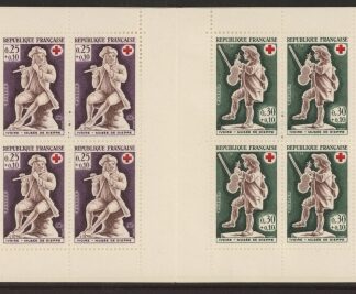 1967 France SG.1772-3 x 4  XSB17 Dieppe Museum Ivories. Booklet  U/M (MNH)