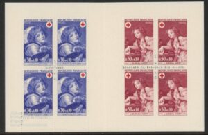 1971 France SG.1942-3 x 4 XSB21 Works by Greuze. Booklet U/M (MNH)