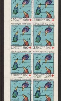 1992 France SG.3106a XSB42  Mutual Aid Meeting. Booklet  U/M (MNH)
