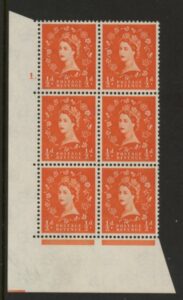 S5 ½d crowns wmk. Cyld. 1 dot perf E/I U/M (MNH)