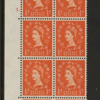 S5  ½d crowns wmk. Cyld. 1 dot perf E/I  U/M (MNH)