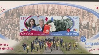 2010 Isle of Man. MS1583. Cent.of Girl Guiding. mini sheet. Face value £3.00  U/M (MNH)