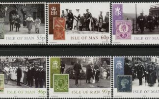 2010 Isle of Man. SG.1591-6. centenary of KGV. Face value £4.85  U/M (MNH)