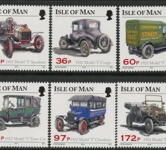 2010 Isle of Man. SG.1597-602. 50th Anniv. of Model T Ford Register Face value £4.74  U/M (MNH)