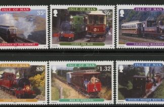 2010 Isle of Man. SG.1609-14. Isle of Man Rail & Tramways. Face value £4.92  U/M (MNH)