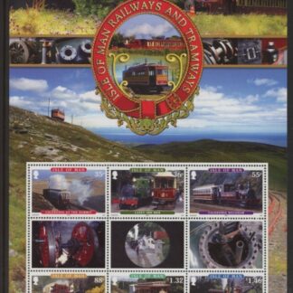 2010 Isle of Man. MS.1615 Isle of Man Rail & Tramways.  U/M (MNH)