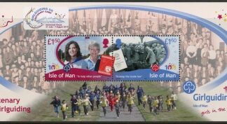 2010 Isle of Man. MS.1616 Girlguiding UK Centenary Camp. Face value £3.00  U/M (MNH)