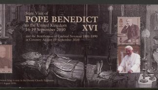 2010 Isle of Man. MS.1617 State Visit of Pope Benedict XVI to UK. Face value £3.00  U/M (MNH)