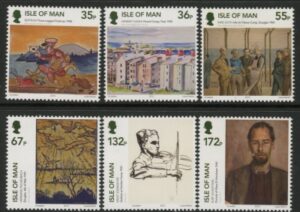 2010 Isle of Man. SG.1618-23 Interment Art History 1st series. Face value £4.97 U/M (MNH)