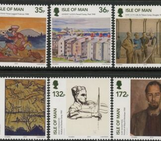 2010 Isle of Man. SG.1618-23 Interment Art History 1st series.  Face value £4.97  U/M (MNH)