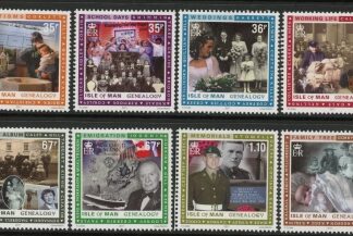 2011 Isle of Man. SG.1640-7  Genealogy.  Face value £4.96  U/M (MNH)
