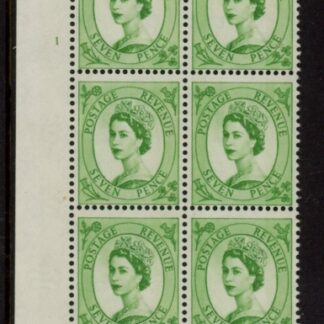 S118 7d crowns wmk. violet phos.Cyld. 1 no dot perf I/E   U/M (MNH).