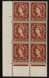 S39 (SG.564) 2d Edward crown wmk. 1st Graphite Cyld. 17 no dot perf E/P U/M (MNH).