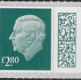 V5027  £2.80 slate blue M24L MAIL (from sheet) U/M (MNH