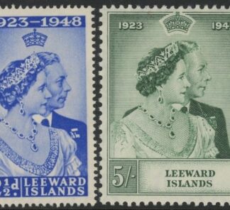 Leeward Islands - 1948 Royal Silver Wedding. SG.117-8  mounted mint.