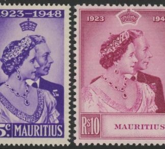 Mauritius  - 1948 Royal Silver Wedding. SG.270-1 mounted mint.