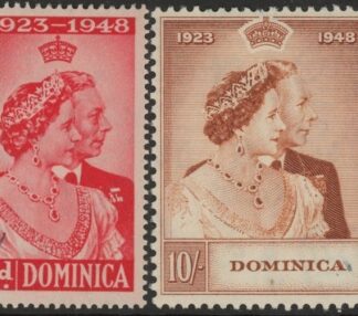 Dominica - 1948 Royal Silver Wedding SG.112-3 mounted mint