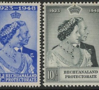 Bechuanland - 1948 Royal Silver Wedding SG.136-7 mounted mint