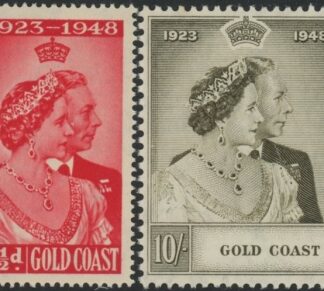 Gold Coast - 1948 Royal Silver Wedding SG.147-8 mounted mint