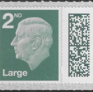 V5002 2nd Large grey green M24L MAIL (from sheet) U/M (MNH