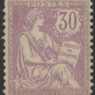 1902 France SG.313 30c mauve.   LM/M