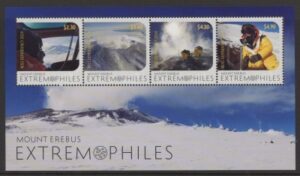 2024 Ross Dependency MS.210? Mount Erebus Extremophiles. mini sheet. U/M (MNH)