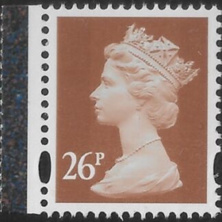 Y1691  26p 2B  red-brown blue fluor Questa  ex DX23. U/M (MNH)