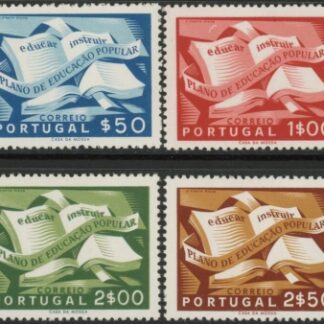 1954 Portugal SG.1112-5.  People's Education Plan. 4 values. U/M (MNH)