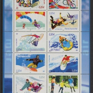 2004 France MS.3995 Sport Sheet U/M (MNH)