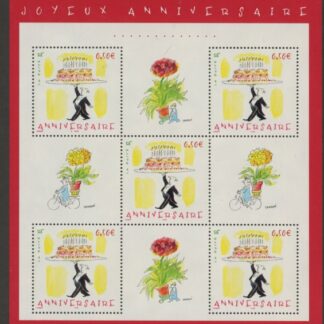2004 France MS.3993 Greeting Stamps Sheet U/M (MNH)