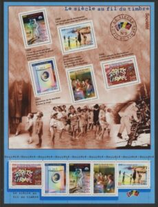 2000 France MS.3687 Twentieth Century 2nd Series) Sheet U/M (MNH)