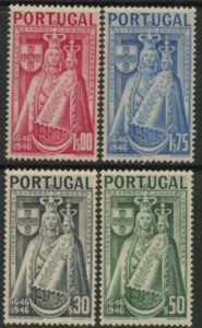1946 Portugal - SG.998-1001 Tecent of Proclamation of St. Mary. LMM