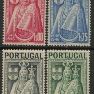 1946 Portugal -  SG.998-1001 Tecent of Proclamation of St. Mary. LMM