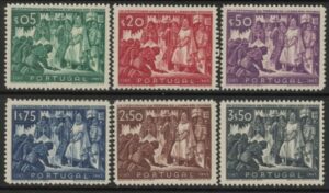 1947 Portugal SG.1010-5 800th Anniv. recapture of Lisbon. U/M (MNH)