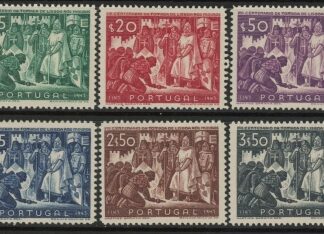 1947 Portugal  SG.1010-5  800th Anniv. recapture of Lisbon. U/M (MNH)