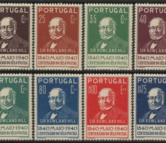 1940 Portugal  SG.920-7  Centenary of First Adhesive Postage Stamp. U/M (MNH)