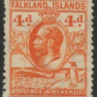 1932 Falkland Islands - SG.120  4d orange perf 14.  M/M
