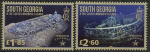 2024 South Georgia. SG.853-4  Discovery of Shackleton's Endurance. set 2 values. U/M (MNH)