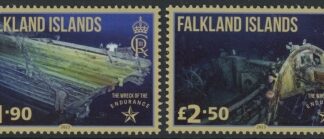 2024 Falkland Islands. SG.1577-8 Discovery of Shackleton's Endurance set 2 values. U/M (MNH)