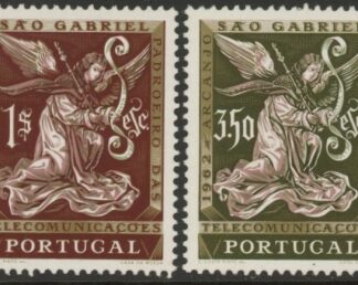 1962 Portugal SG.1201-2 St. Gabriel Commemoration Set of 2 values U/M (MNH)