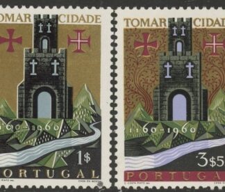 1962 Portugal SG.1196-7 800th Anniv of Tomar Set of 2 values U/M (MNH)
