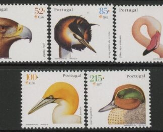 2000 Portugal SG2761-5 Birds set of 5 values U/M (MNH)