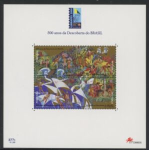 2000 Portugal MS.2774 Anniv 500th Anniv of Discovery of Brazil Mini Sheet U/M (MNH)