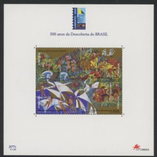 2000 Portugal MS.2774 Anniv 500th Anniv of Discovery of Brazil Mini Sheet U/M (MNH)