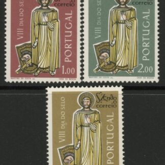 1960 Portugal SG.1216-8 Stamp Day Set of 3 values U/M (MNH)