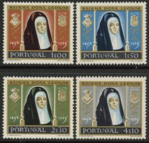 1958 Portugal SG.1158-61 600th Birth Anniv of Queen Leonora Set of 4 values U/M (MNH)