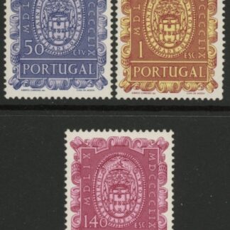 1960 Portugal SG.1175-7 400th Anniv of Evora University Set of 3 values U/M (MNH)