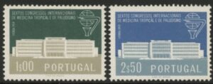 1958 Portugal SG.1154-5 6th Int Congress of Tropical Medicine Set of 2 values U/M (MNH)
